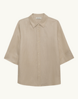 Anine Bing Mary Shirt in OATMEAL