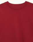 Anine Bing Miles Sweatshirt in WASHED RED