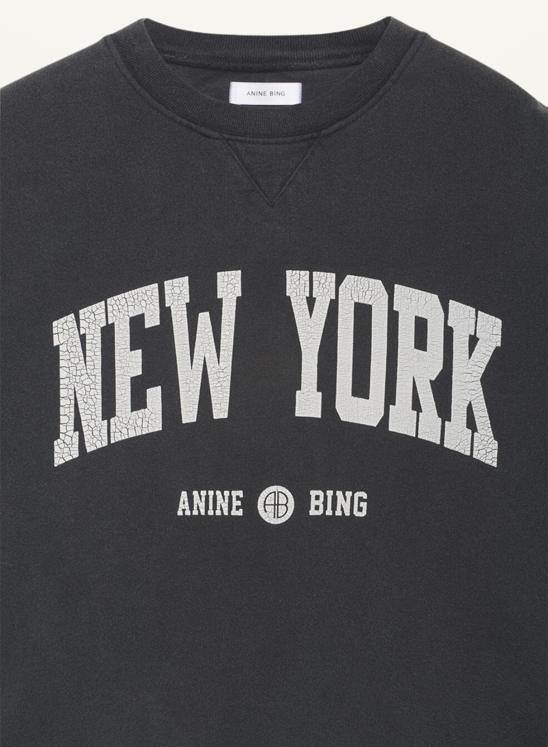 New York University Ramona Sweatshirt WASHED BLACK Anine Bing-Anine Bing-Frolic Girls