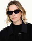 Anine Bing Nice Sunglasses in Black