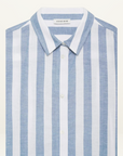 Plaza Shirt WHITE AND BLUE STRIPE Anine Bing-Anine Bing-Frolic Girls