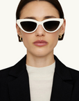 Anine Bing Sedona Sunglasses in IVORY