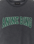 Anine Bing Shelly Tee in Washed Black