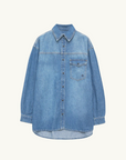 Anine Bing Simon Denim Shirt PANAMA BLUE