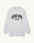 Anine Bing Tyler Sweatshirt in HEATHER GREY