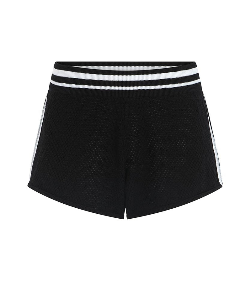 Nagnata Downtown Mesh Short in Black