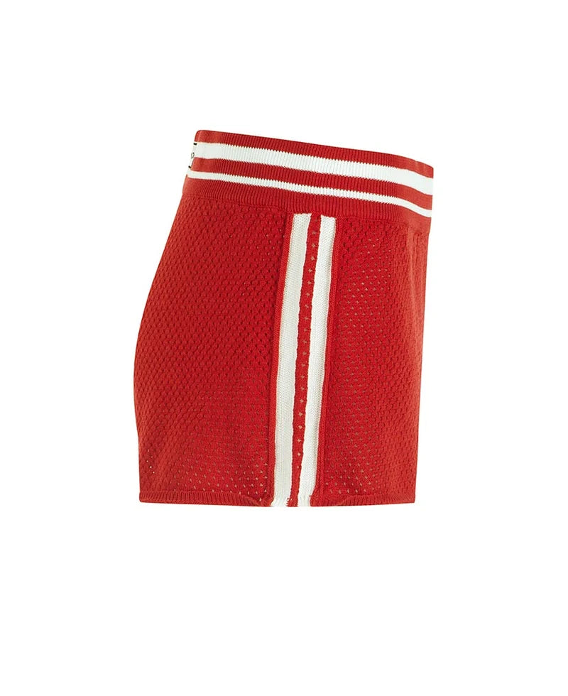 Nagnata Downtown Mesh Short in Poppy