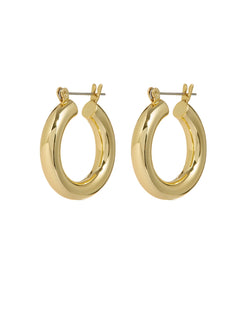 Baby Amalfi Tube Hoops Earrings GOLD Luv Aj-Luv Aj-Frolic Girls