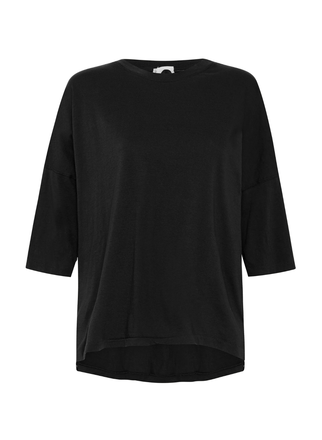 Bassike Slouch Side Step T-Shirt in Black