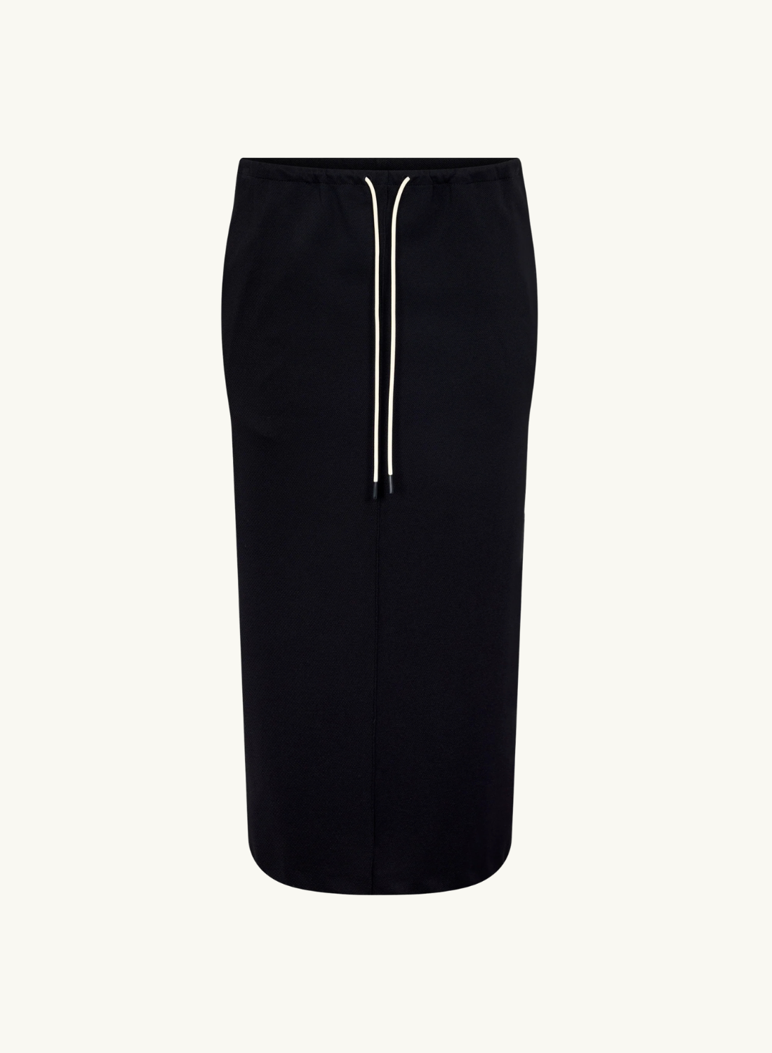 Bassike Stretch Twill Minimal Skirt in Black