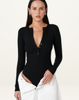 Lara Bodysuit in BLACK Bayse-Bayse-Frolic Girls