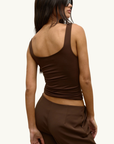 Bayse Ray Tank in CHOCOLATE