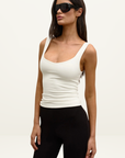 Bayse Ray Tank in WHITE