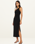 Bec + Bridge Ariven Asym Midi Dress in BLACK // LAST SIZE 6