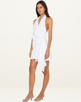 Bec + Bridge Aubree Wrap Mini Dress in Ivory
