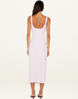 Bec + Bridge Aveline Tuck Midi Dress in Ballet Pink