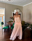 Bec + Bridge Camille Blouson Dress in Peach