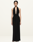 Bec + Bridge Cassis Drape Maxi Dress in Black