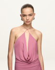 Bec + Bridge Celia Keyhole Maxi Dress in Orchid Pink
