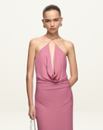 Bec + Bridge Celia Keyhole Maxi Dress in Orchid Pink