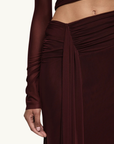 Bec + Bridge Connie L/S Maxi Dress in Plum