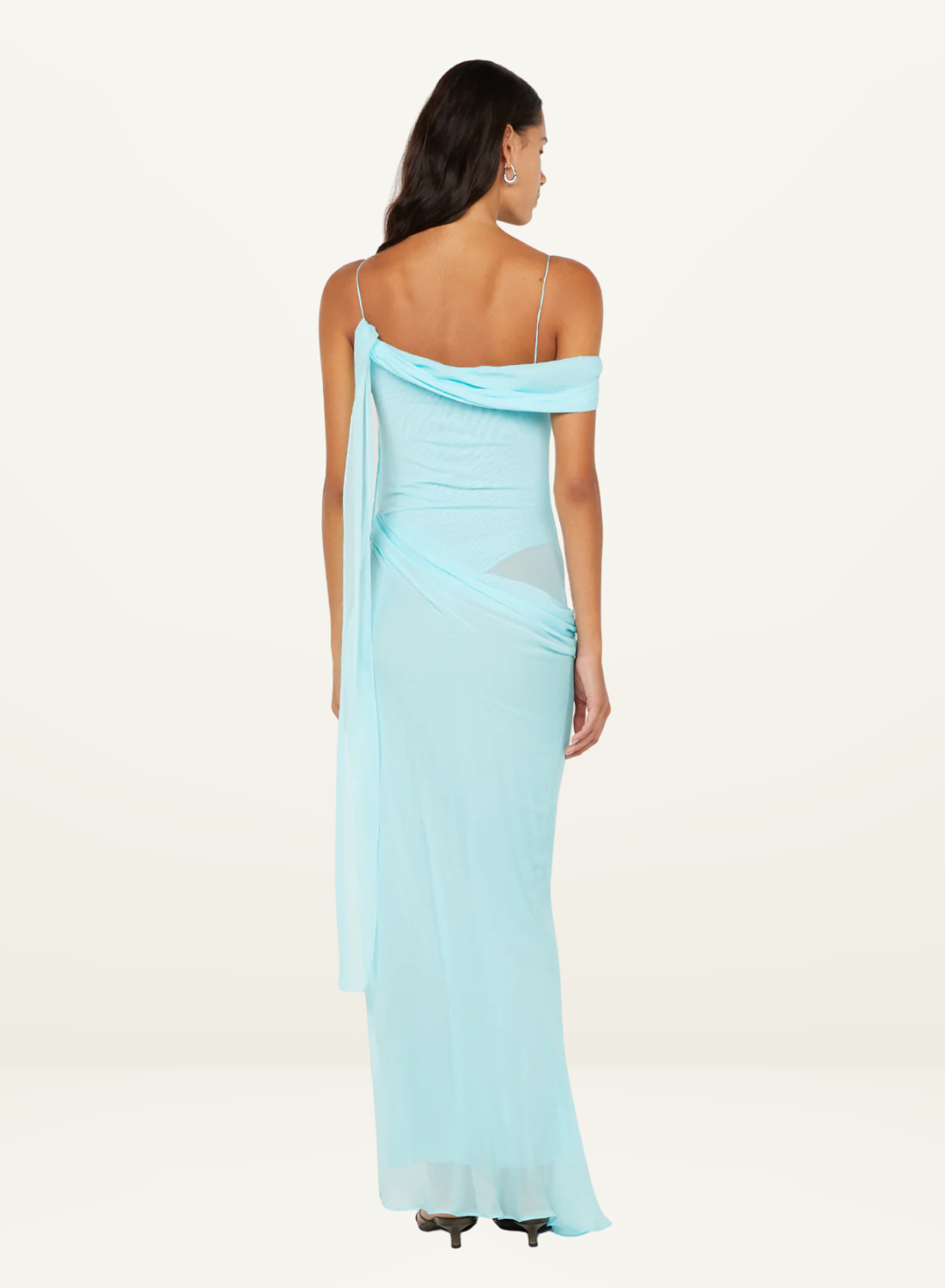 Bec + Bridge Danka Asym Maxi Dress in Turquoise
