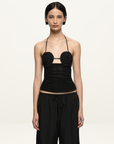 Bec + Bridge Delila Spiral Top in Black
