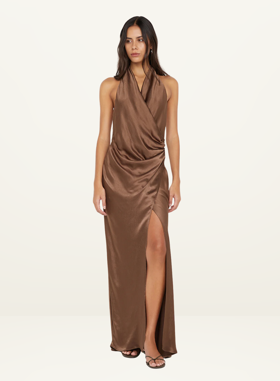 Bec + Bridge Elisia Maxi Dress in Milk Chocolate Frolic Girls Bec + Bridge Elisia Maxi Dress in Milk Chocolate Frolic Girls