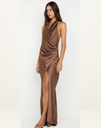 Bec + Bridge Elisia Maxi Dress in Milk Chocolate