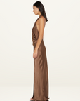 Bec + Bridge Elisia Maxi Dress in Milk Chocolate