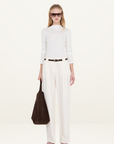 Bec + Bridge Ellen Pleat Pant in Ivory