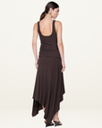 Bec + Bridge Emerson Tank Dress in Dark Chocolate
