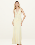 Bec + Bridge Greta Gown in BUTTER YELLOW