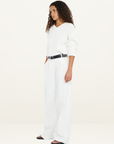 Bec + Bridge Hannah Jumper in WHITE