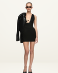 Bec + Bridge Henley Mini Dress in Black