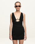 Bec + Bridge Henley Mini Dress in Black