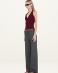 Bec + Bridge Ione Halter Top in Plum