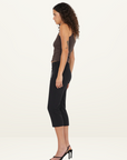 Bec + Bridge Kody Rib Tank in DARK CHOCOLATE