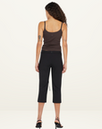 Bec + Bridge Kody Rib Tank in DARK CHOCOLATE