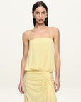 Bec + Bridge Kora Blouson Maxi Dress in Lemon