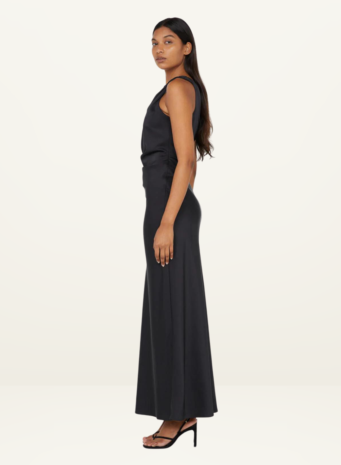 Bec + Bridge Lunetta Asym Maxi Dress in BLACK-Bec & Bridge-Frolic Girls