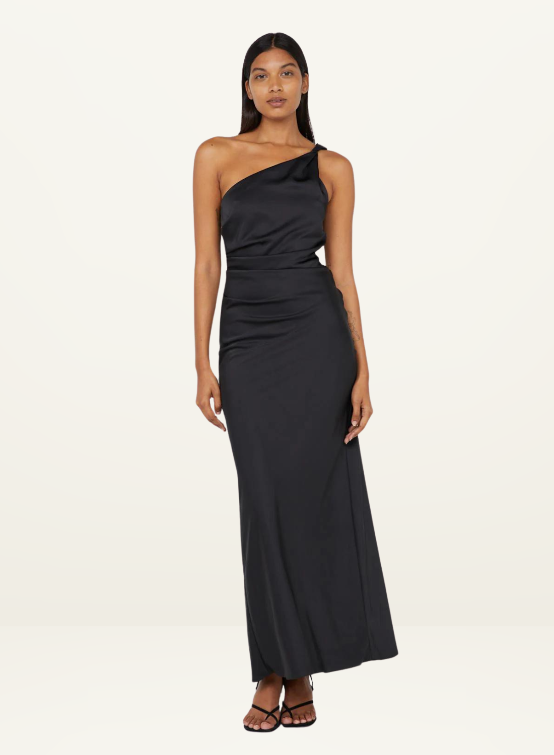 Bec + Bridge Lunetta Asym Maxi Dress in BLACK-Bec & Bridge-Frolic Girls