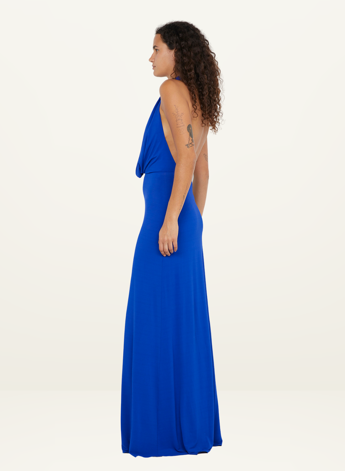 Bec + Bridge  Nessie Cowl Maxi Dress in ULTRAMARINE BLUE