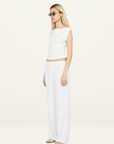 Bec + Bridge Odesse Boat Neck Top in WHITE