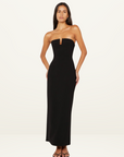 Bec + Bridge Rafi Strapless Dress in BLACK