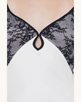 Tereza Keyhole Dress IVROY BLACK Bec & Bridge-Bec & Bridge-Frolic Girls