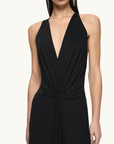 Bec + Bridge Thalia V Maxi Dress in Black