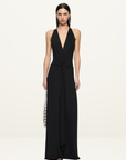 Bec + Bridge Thalia V Maxi Dress in Black