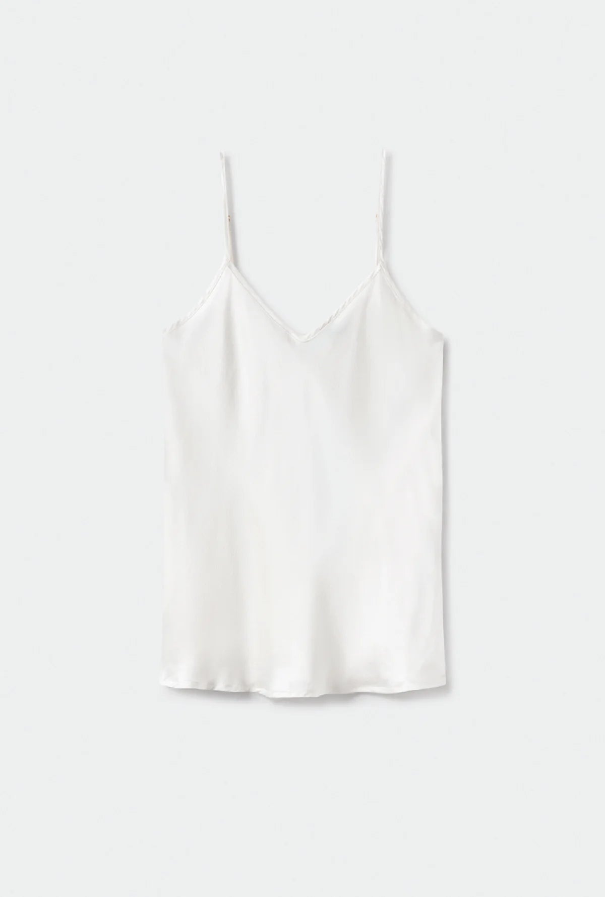 Bias Cut Cami WHITE Silk Laundry-Silk Laundry-Frolic Girls