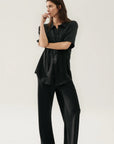 Bias Silk Pant BLACK Silk Laundry-Silk Laundry-Frolic Girls